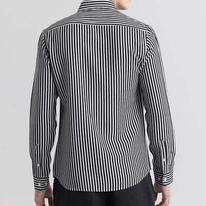 Grey striped shirt